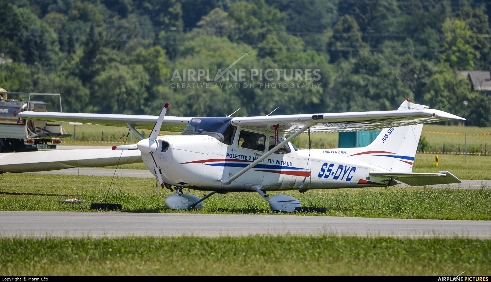 Private S5-DYC aircraft at Lesce-Bled 