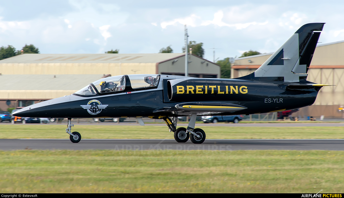 Breitling Jet Team ES-YLR aircraft at Fairford