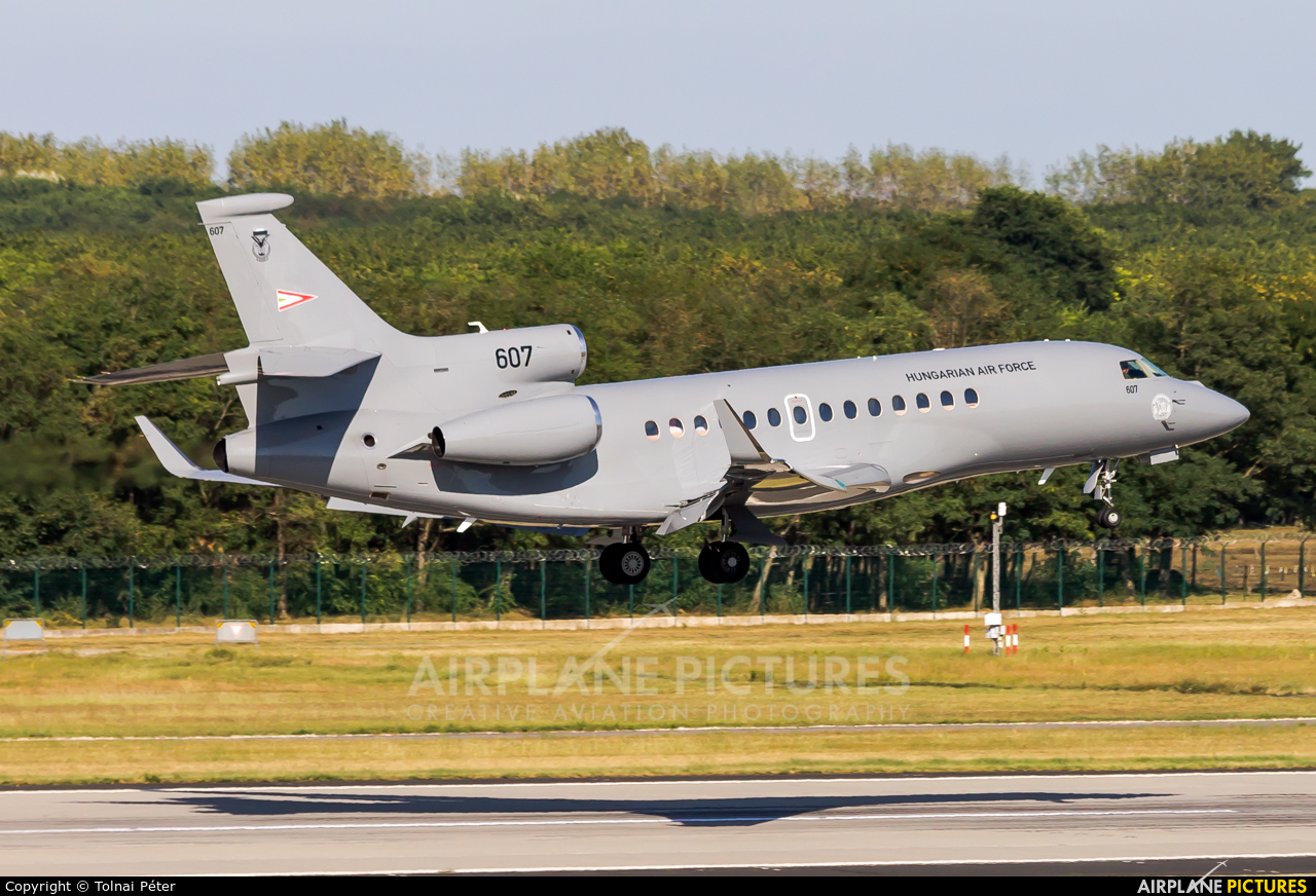 Hungary - Air Force 607 aircraft at Budapest Ferenc Liszt International Airport