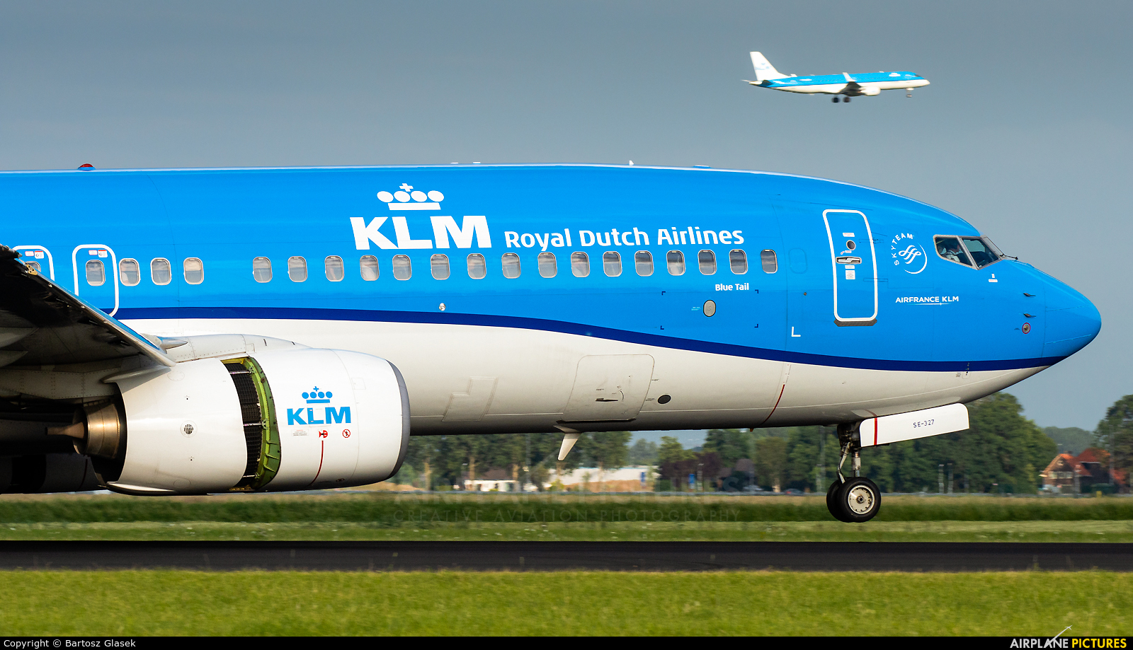 KLM PH-HSE aircraft at Amsterdam - Schiphol