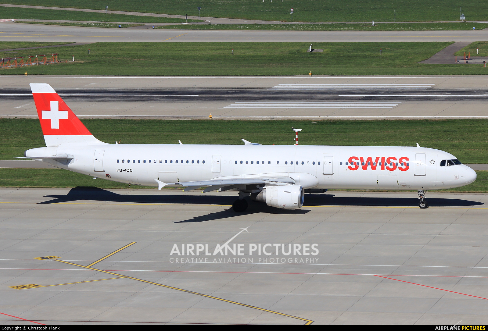 Swiss HB-IOC aircraft at Zurich