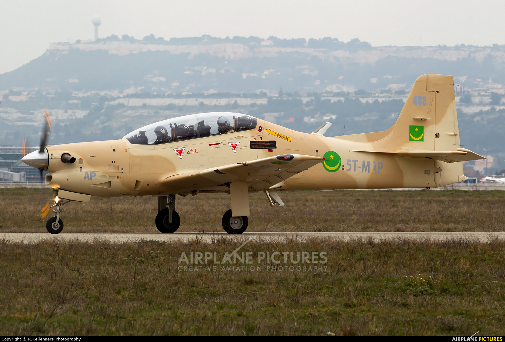 Mauritania - Air Force 5T-MAP aircraft at Marseille Provence