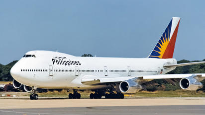 N207AE - Philippines Airlines Boeing 747-200