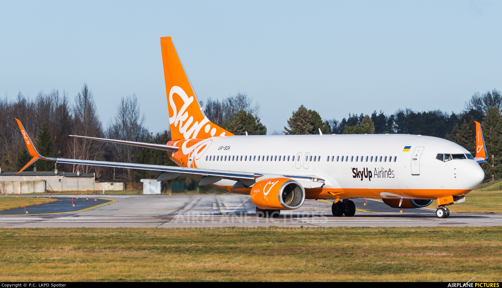 SkyUp Airlines UR-SQA aircraft at Pardubice
