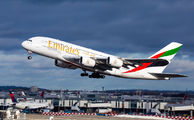 A6-EEN - Emirates Airlines Airbus A380 aircraft