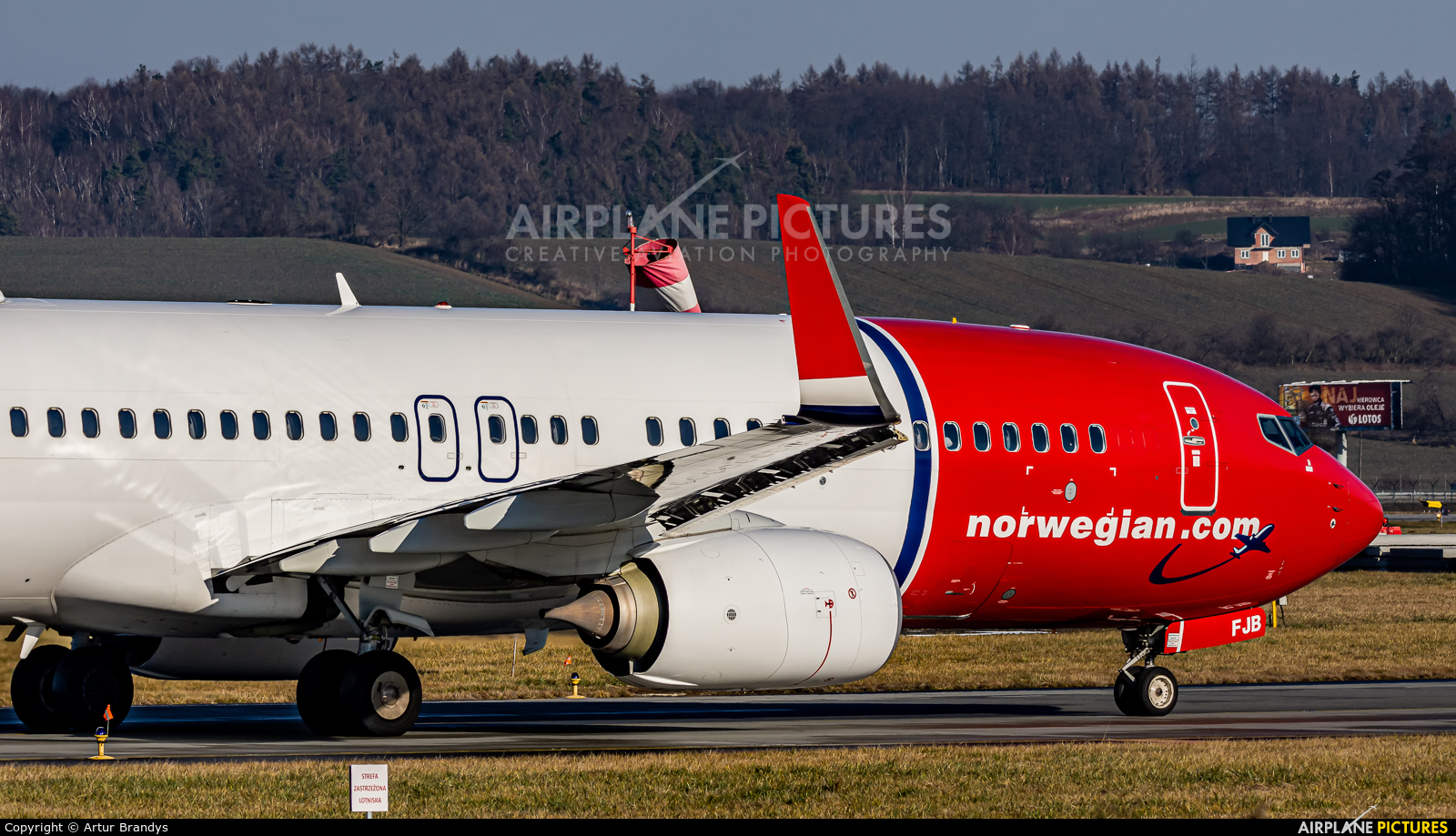 Norwegian Air International EI-FJB aircraft at Kraków - John Paul II Intl