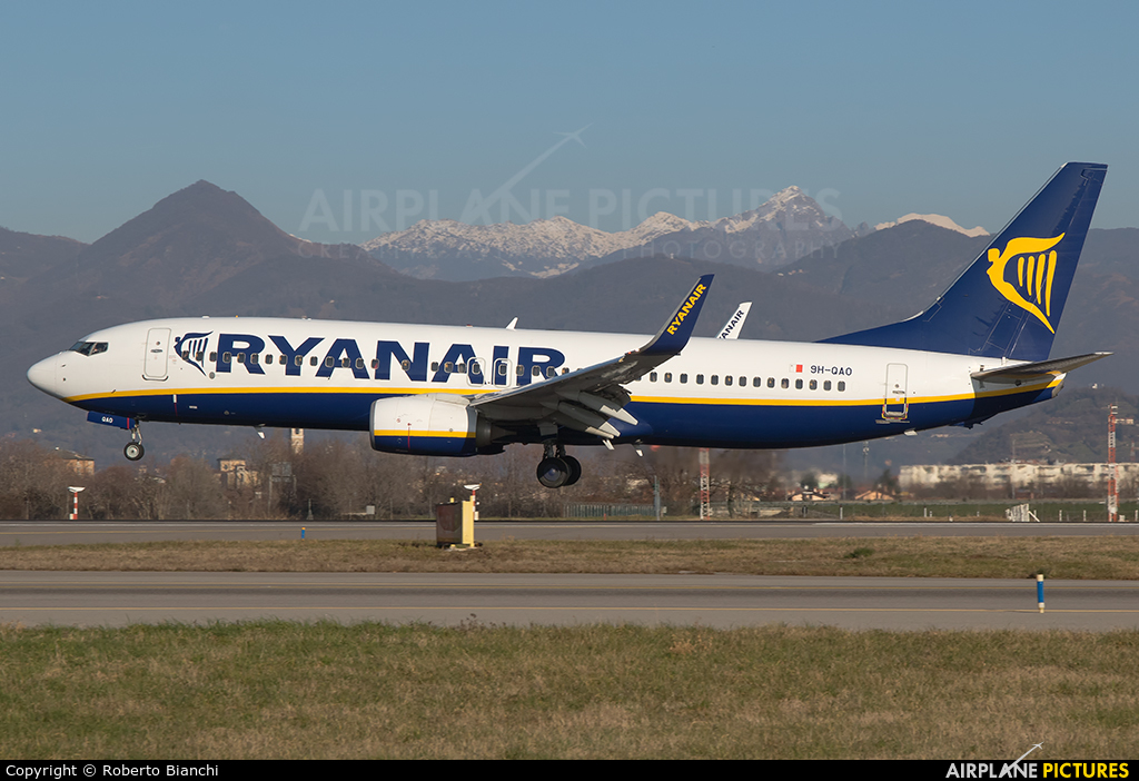 Ryanair (Malta Air) 9H-QAO aircraft at Bergamo - Orio al Serio