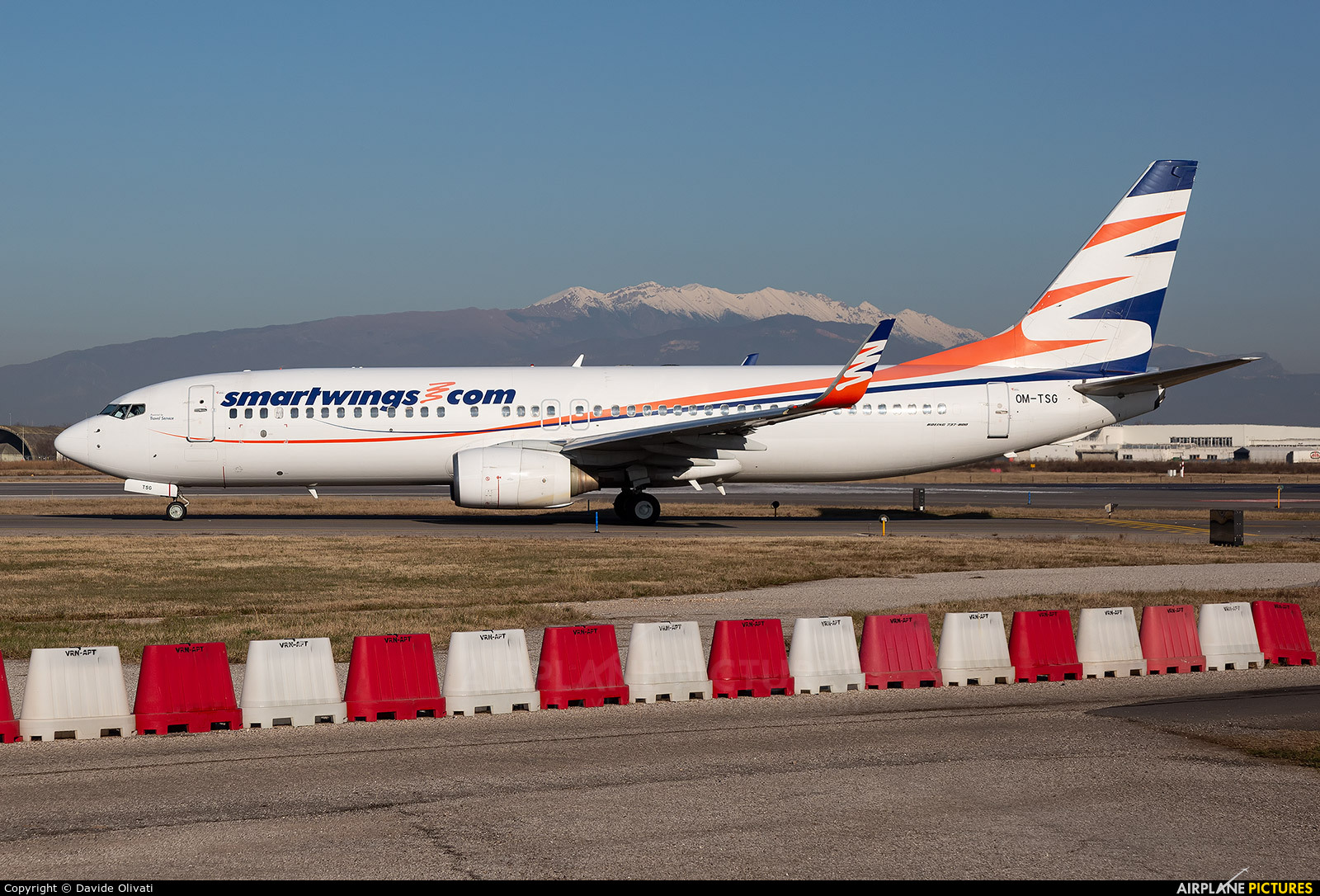 SmartWings OM-TSG aircraft at Verona - Villafranca