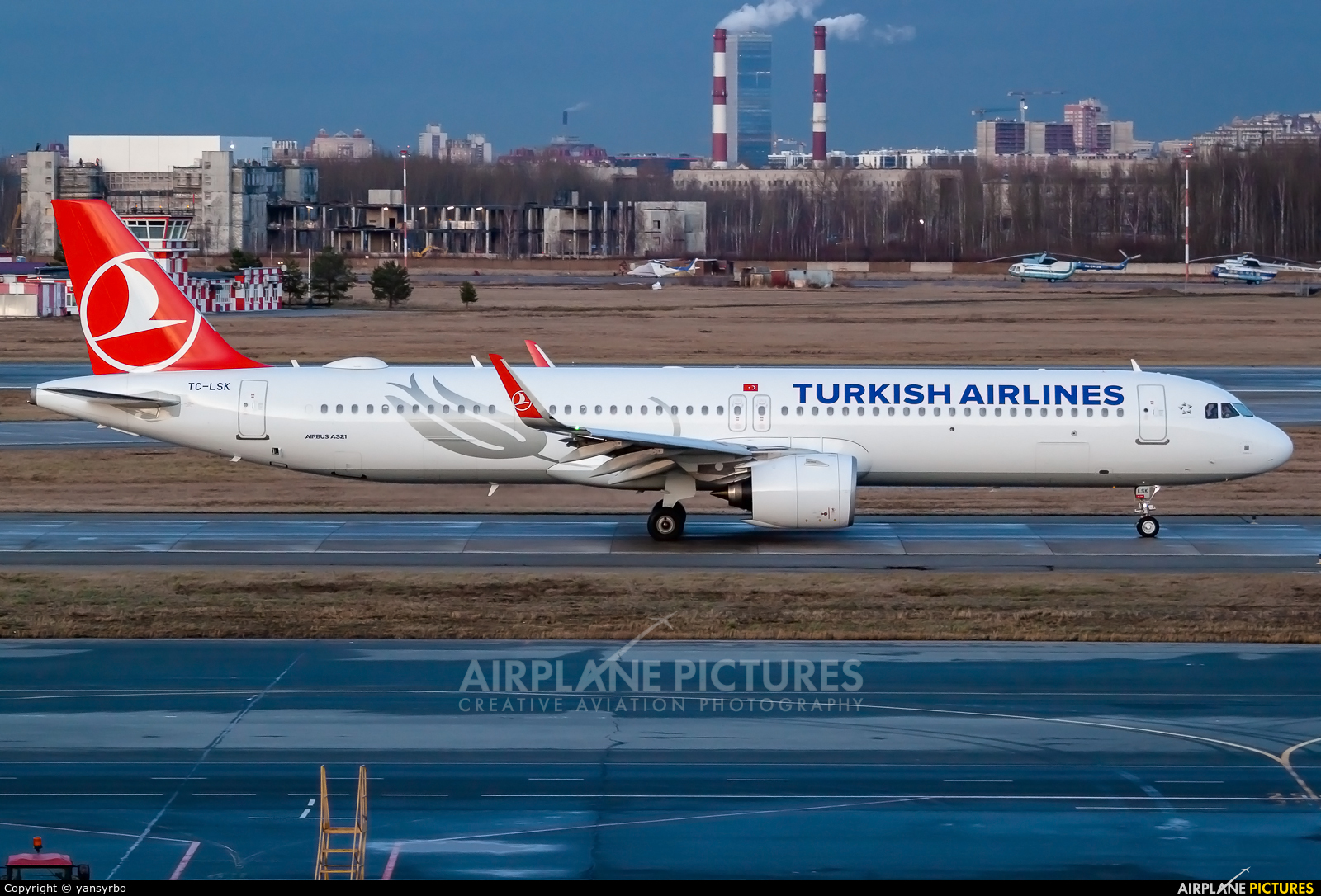 Turkish Airlines TC-LSK aircraft at St. Petersburg - Pulkovo