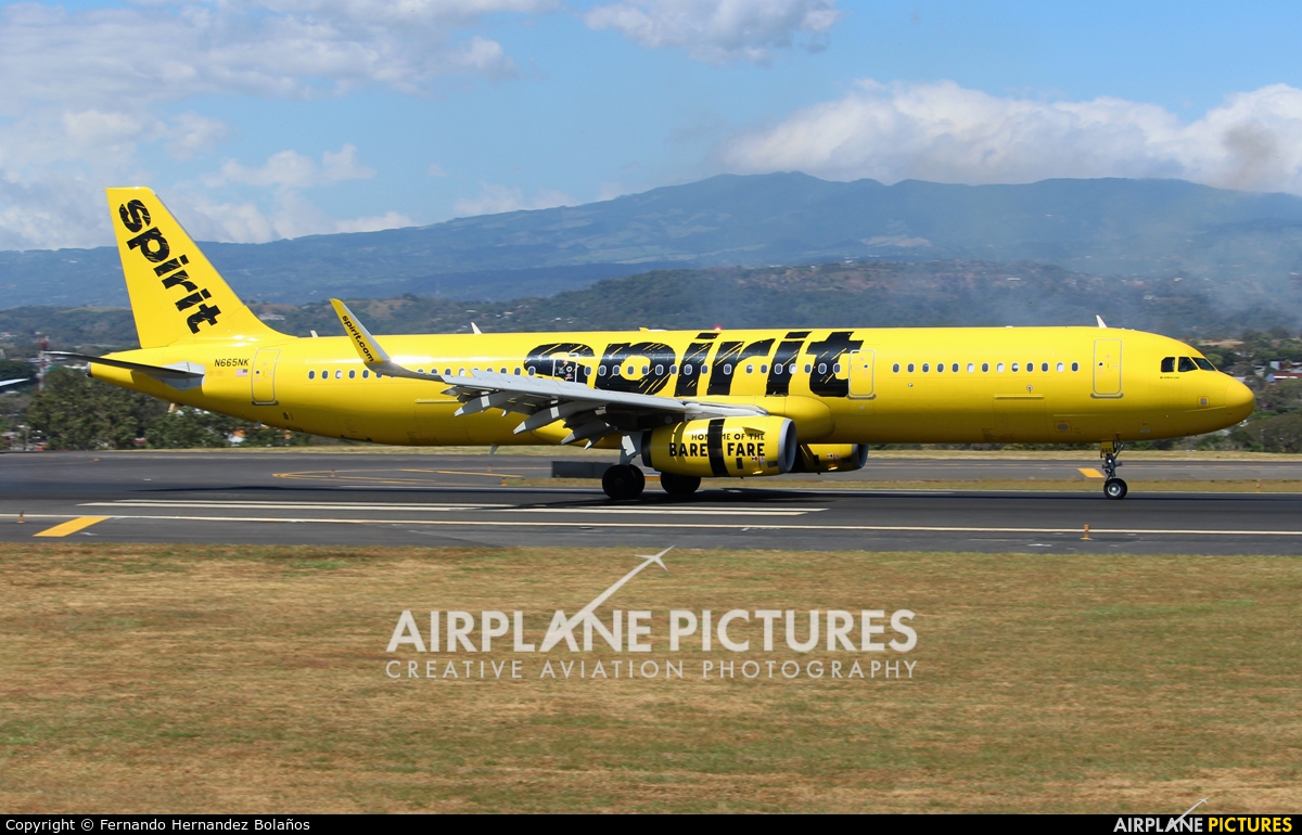 Spirit Airlines N665NK aircraft at San Jose - Juan Santamaría Intl