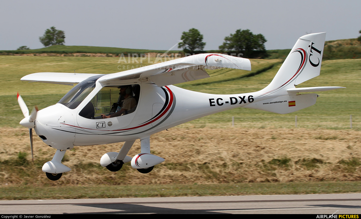Private EC-DX6 aircraft at Igualada - Odena
