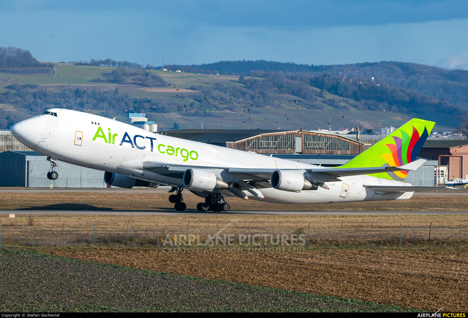 ACT Cargo TC-ACR aircraft at Basel - Mulhouse- Euro