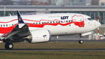 SP-LVD - LOT - Polish Airlines Boeing 737-8 MAX aircraft
