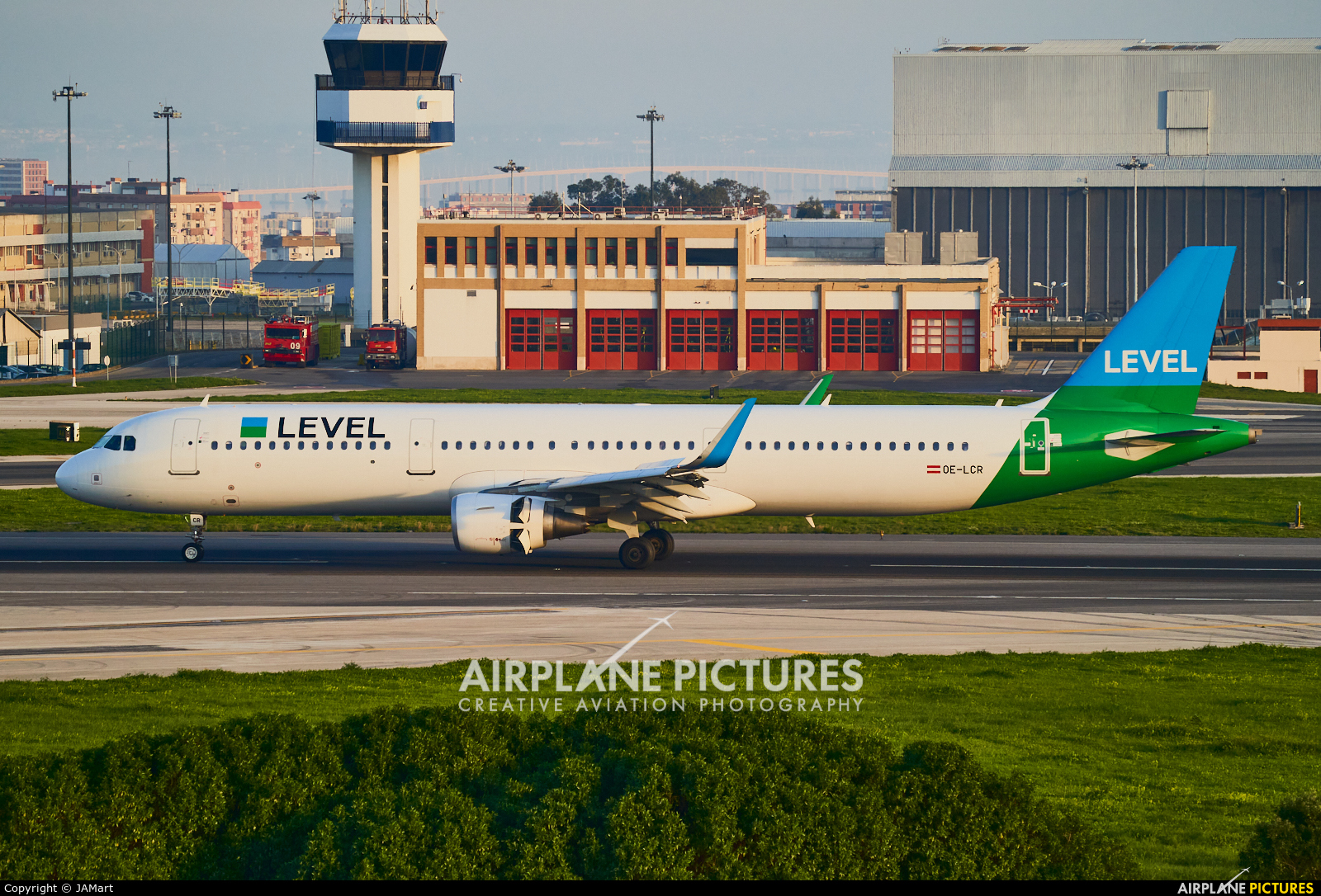 LEVEL OE-LCR aircraft at Lisbon