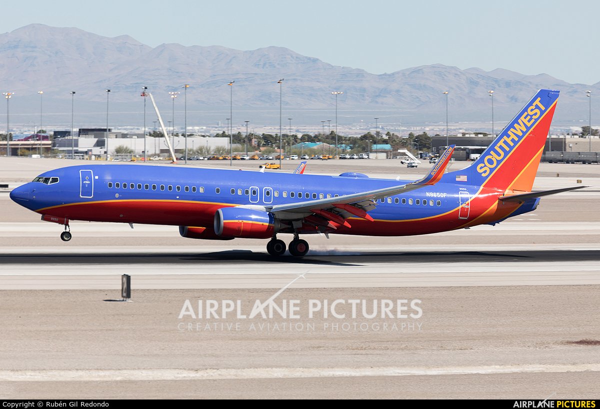 Southwest Airlines N8650F aircraft at Las Vegas - McCarran Intl