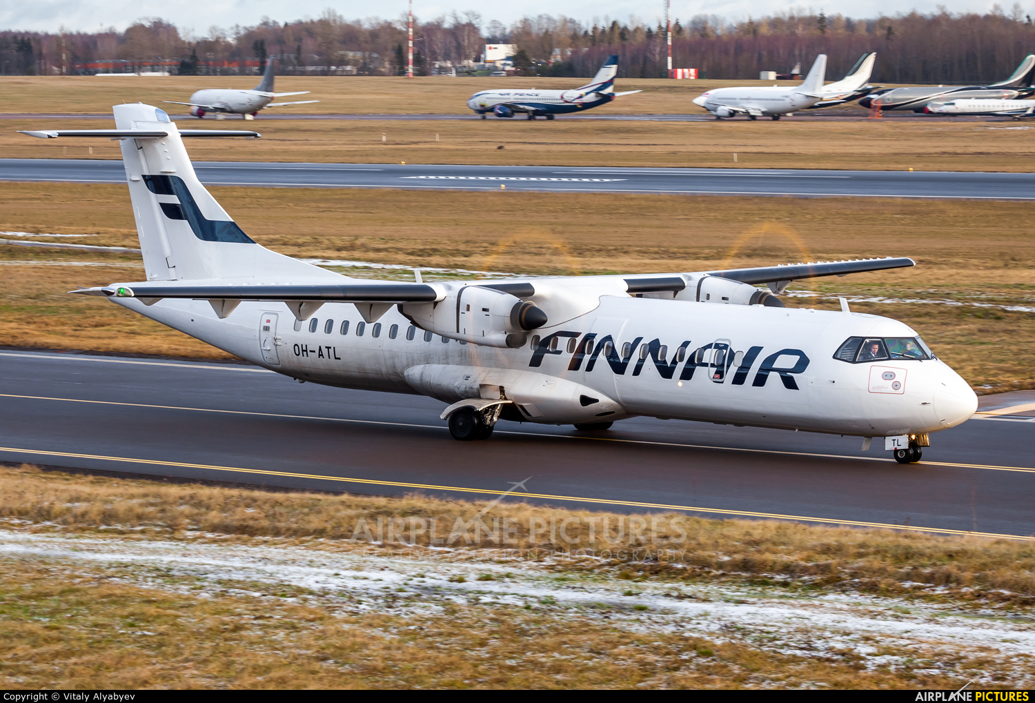 NoRRA - Nordic Regional Airlines OH-ATL aircraft at Vilnius Intl