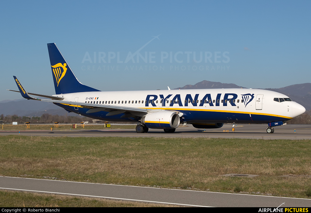 Ryanair EI-ENG aircraft at Bergamo - Orio al Serio