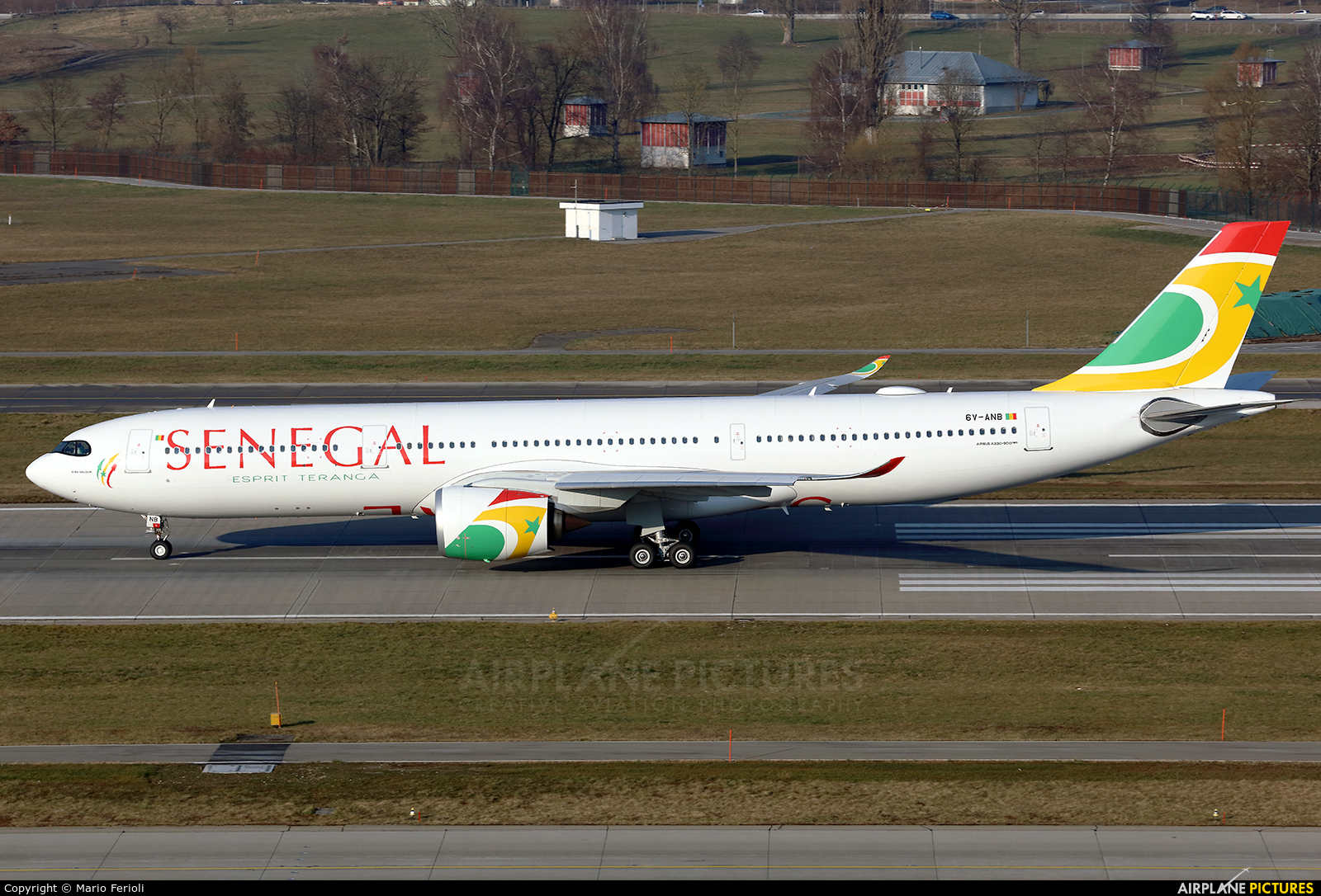 Air Senegal 6V-ANB aircraft at Zurich