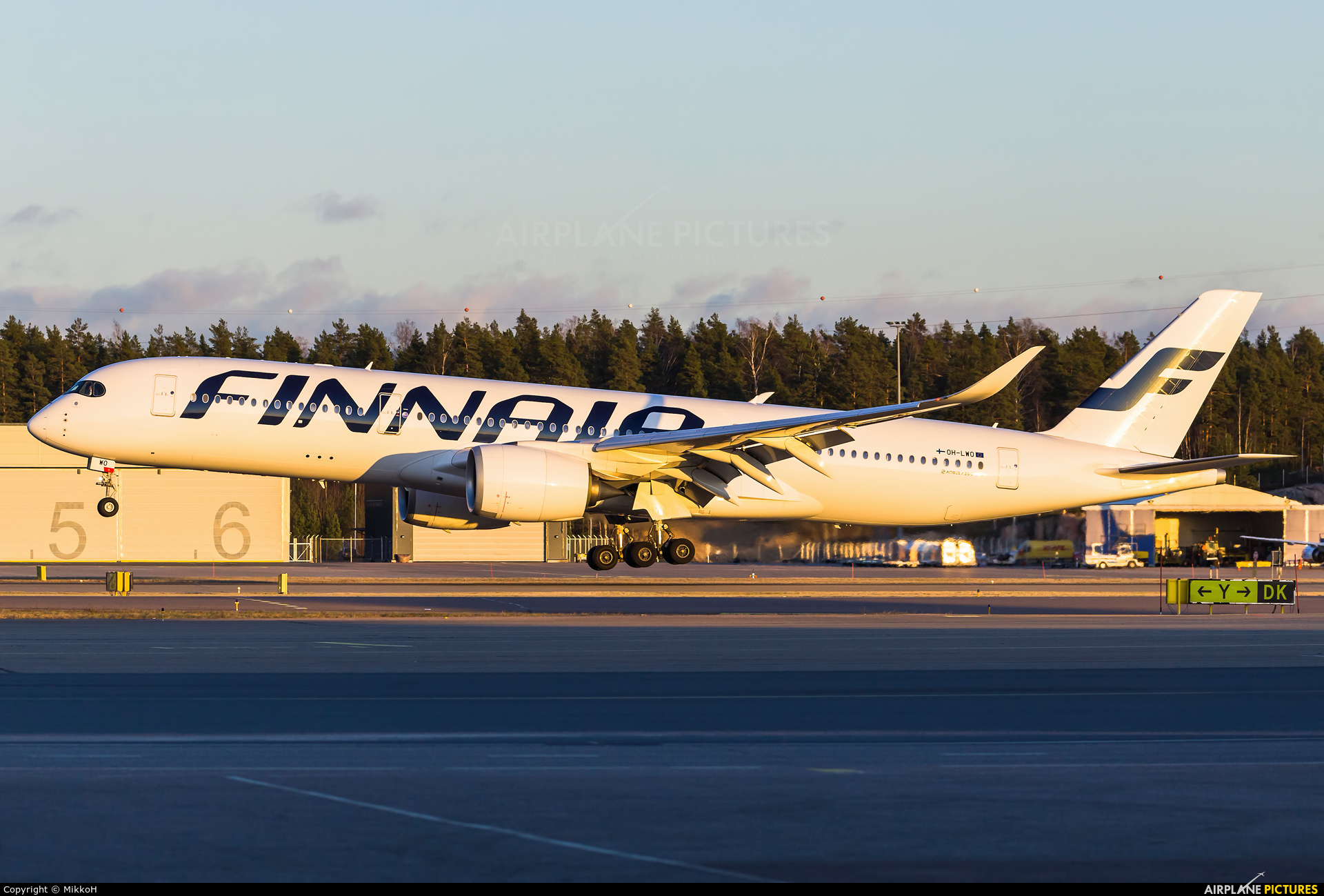 Finnair OH-LWO aircraft at Helsinki - Vantaa