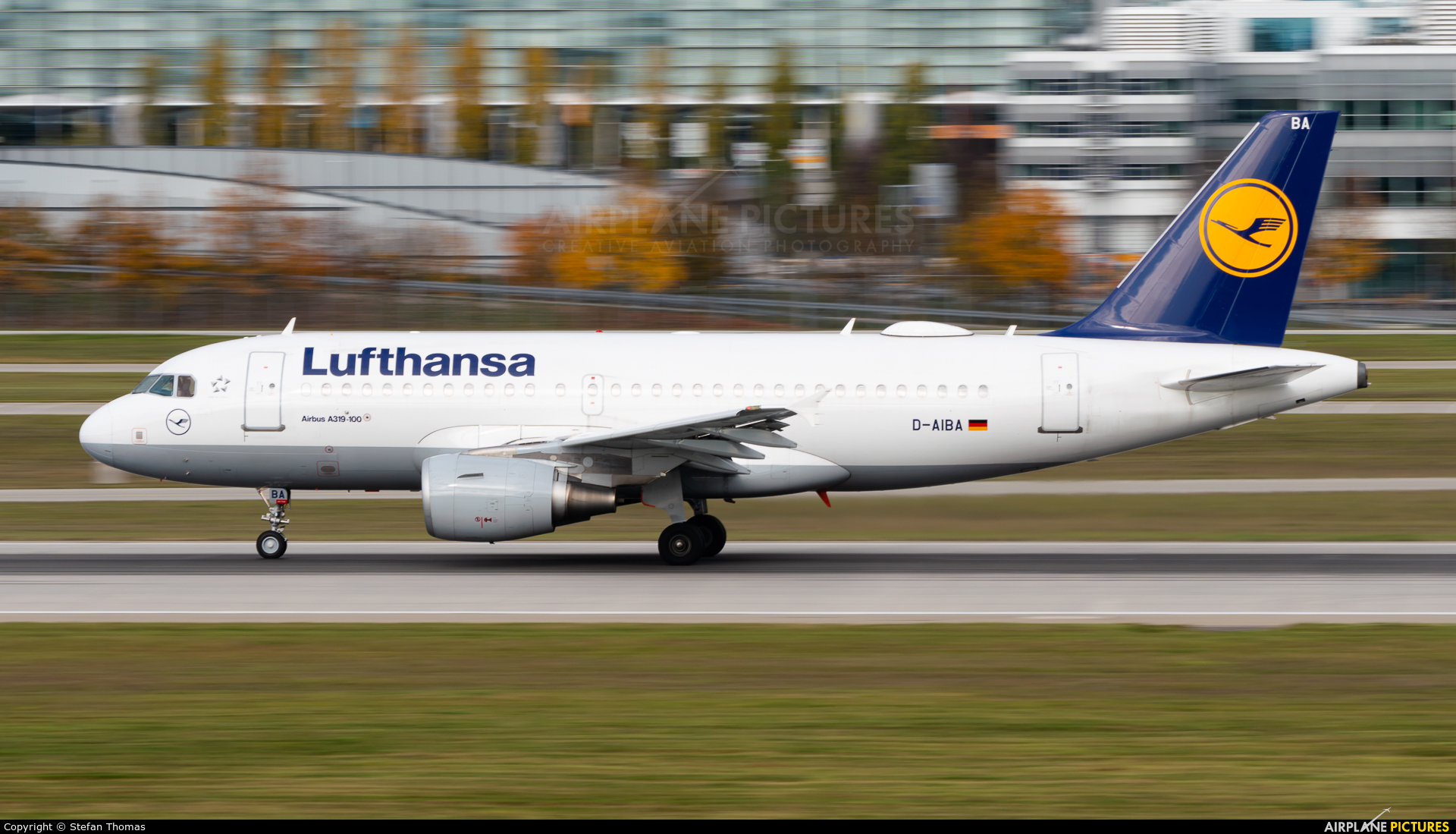 Lufthansa D-AIBA aircraft at Munich