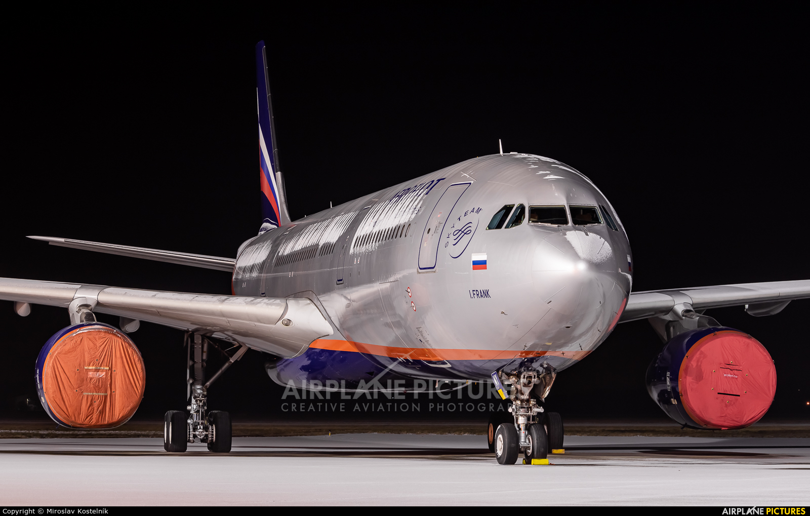 Aeroflot VQ-BMY aircraft at Ostrava Mošnov