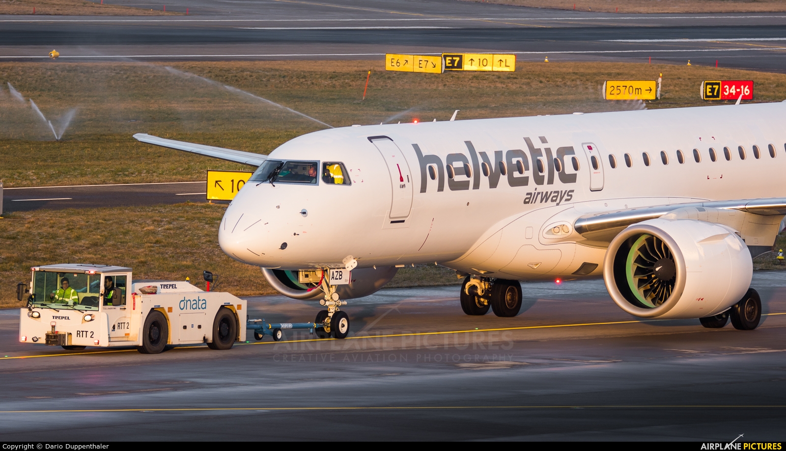 Helvetic Airways HB-AZB aircraft at Zurich