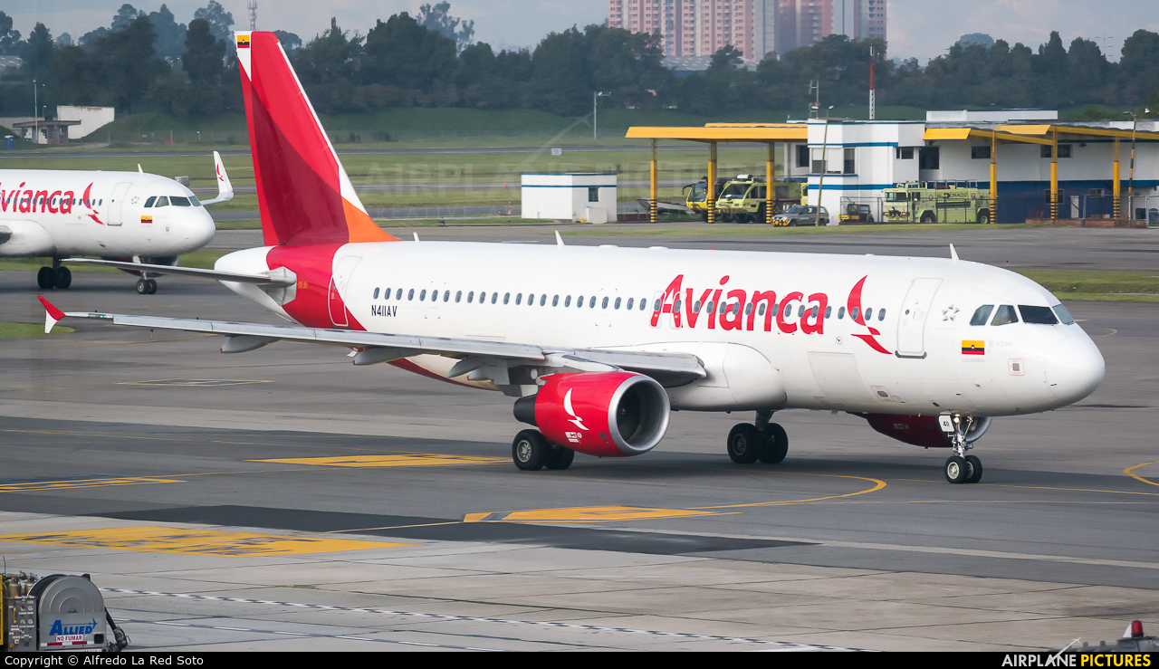 Avianca N411AV aircraft at Bogotá - Eldorado Intl