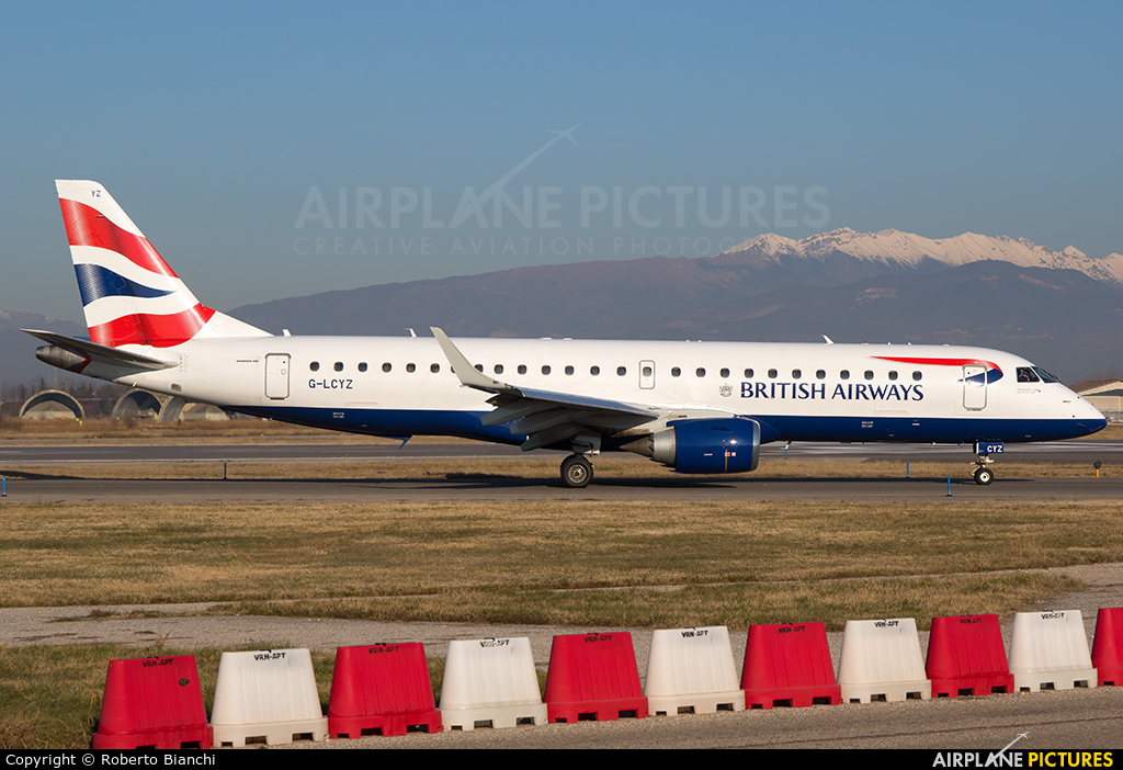 British Airways - City Flyer G-LCYZ aircraft at Verona - Villafranca