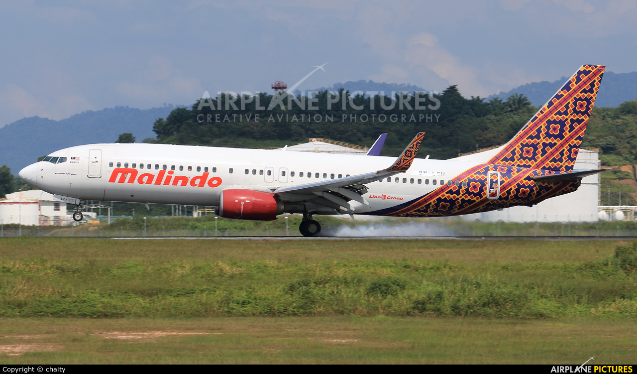 Malindo Air 9M-LCH aircraft at Kuala Lumpur Intl