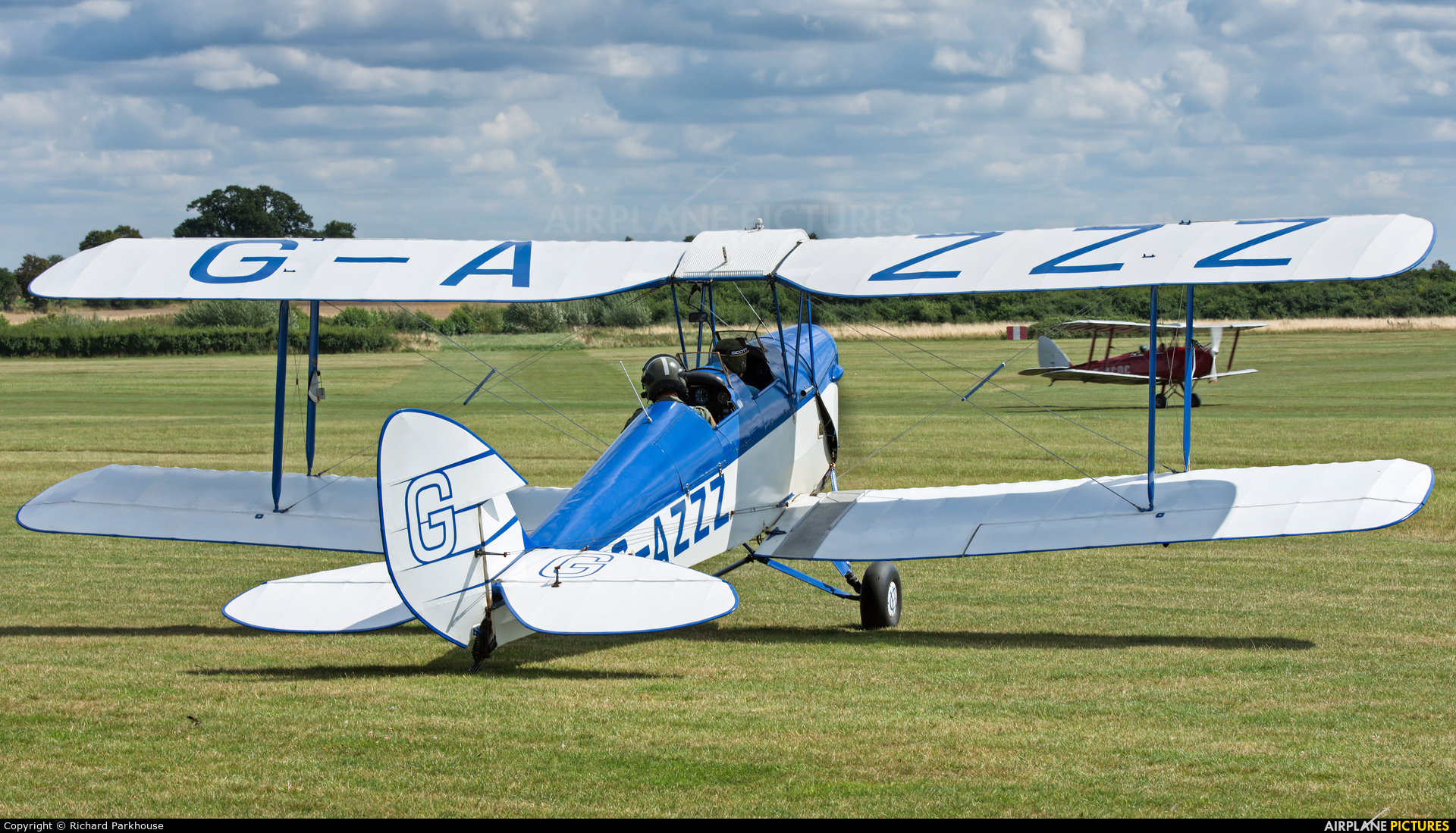 Private G-AZZZ aircraft at Old Warden