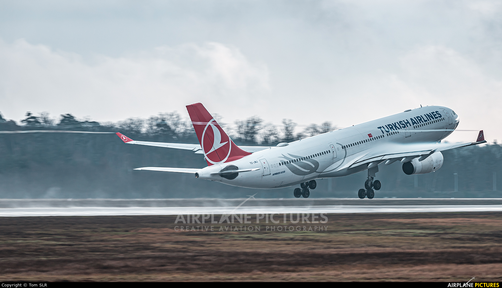 Turkish Airlines TC-JNJ aircraft at Frankfurt