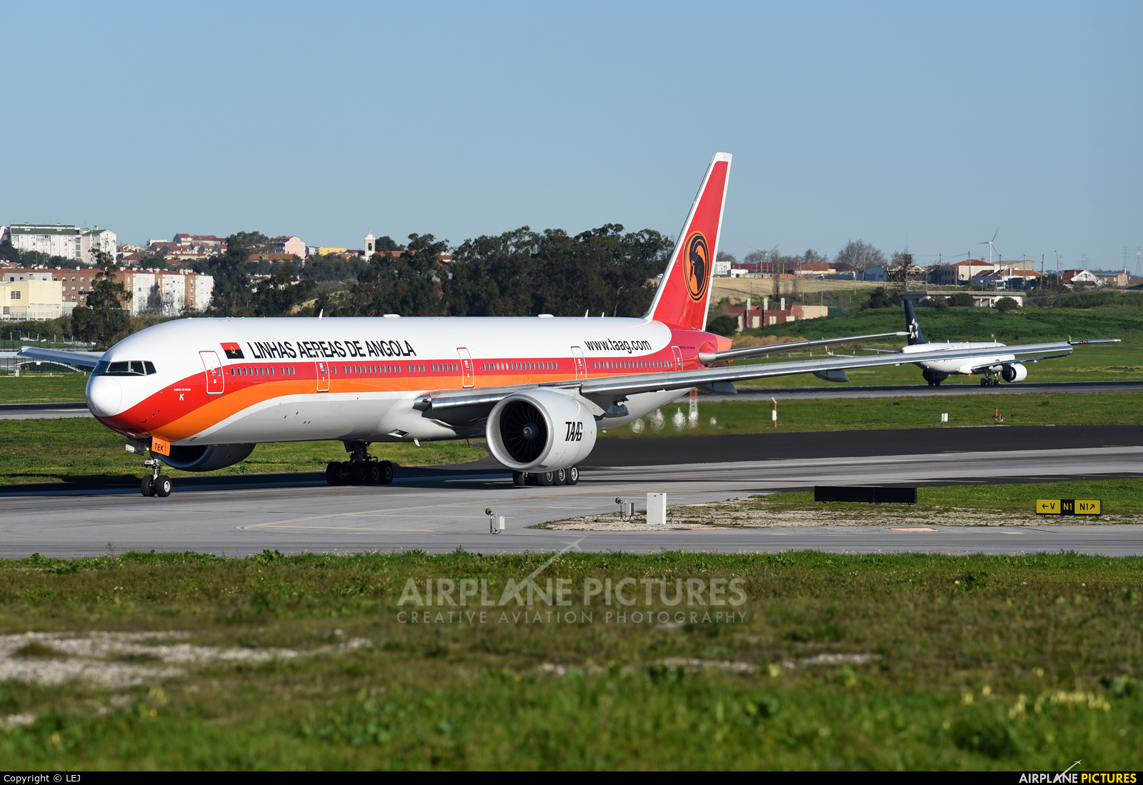 TAAG - Angola Airlines D2-TEK aircraft at Lisbon