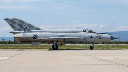 117 - Croatia - Air Force Mikoyan-Gurevich MiG-21bisD