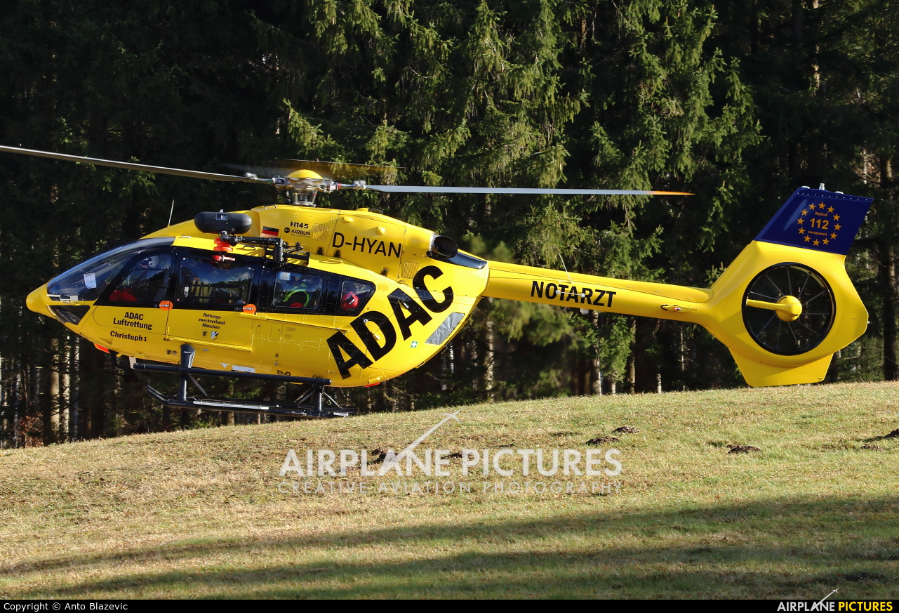 ADAC Luftrettung D-HYAN aircraft at Off Airport - Germany