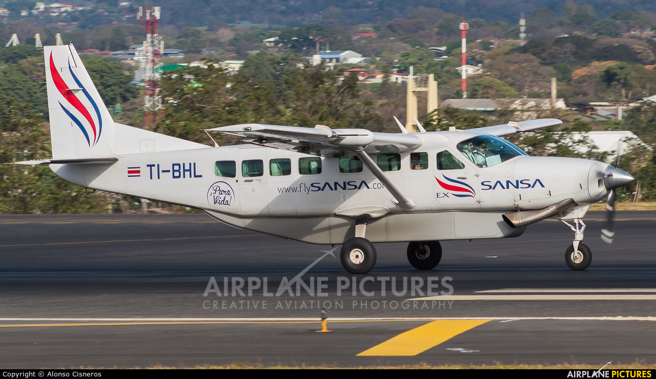 Sansa Airlines TI-BHL aircraft at San Jose - Juan Santamaría Intl