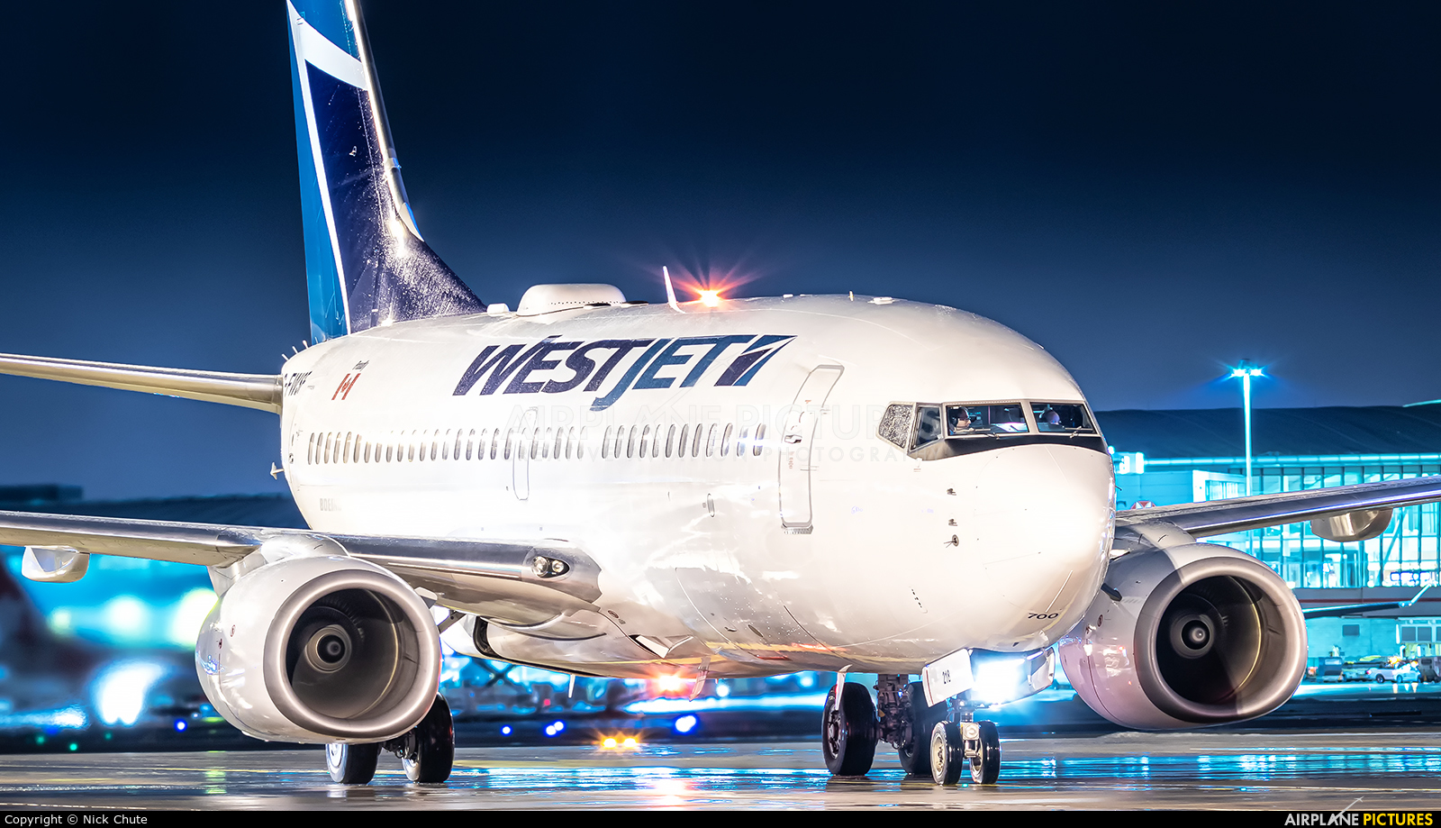 WestJet Airlines C-FWSF aircraft at Toronto - Pearson Intl, ON