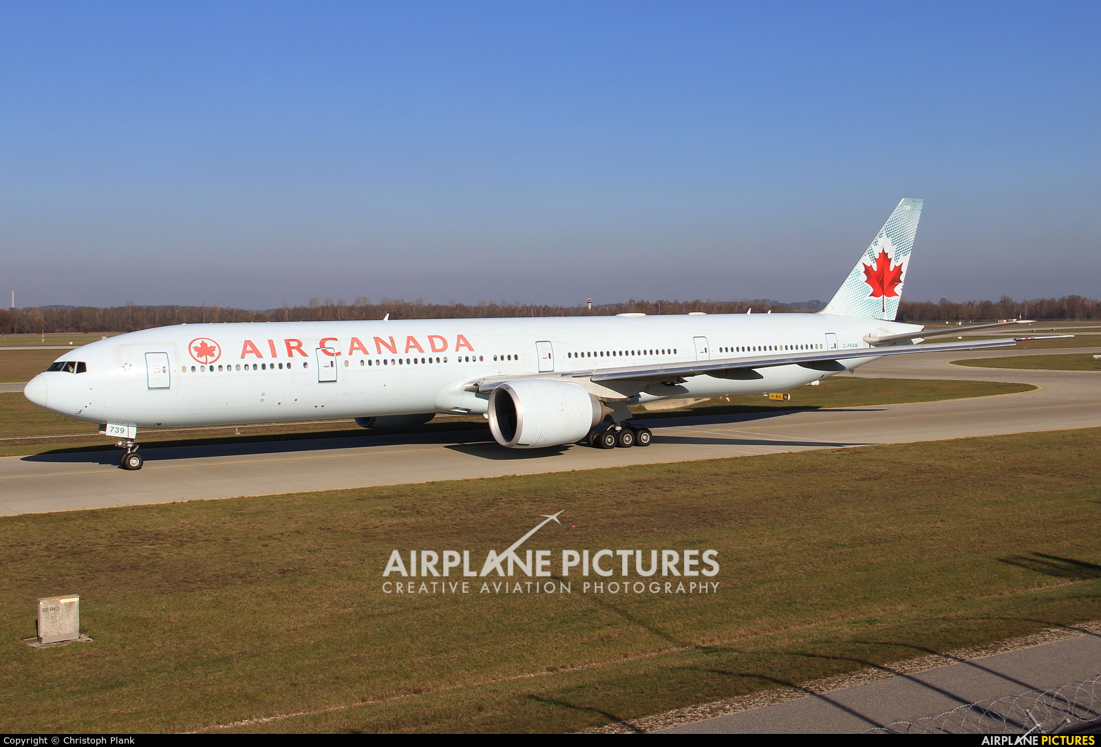 Air Canada C-FRAM aircraft at Munich