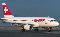 HB-IPT - Swiss Airbus A319 aircraft
