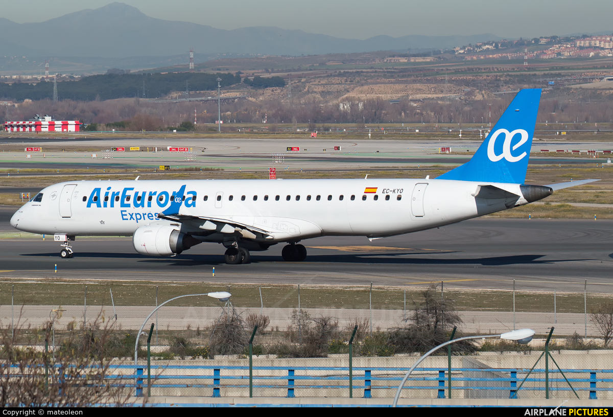 Air Europa Express EC-KYO aircraft at Madrid - Barajas