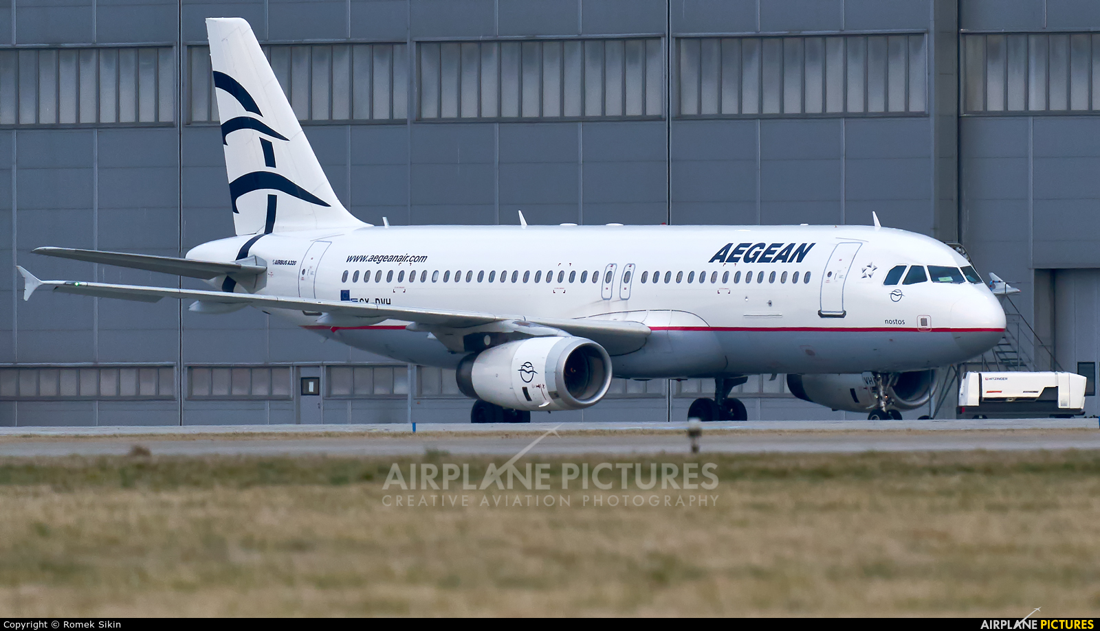 Aegean Airlines SX-DVH aircraft at Ostrava Mošnov