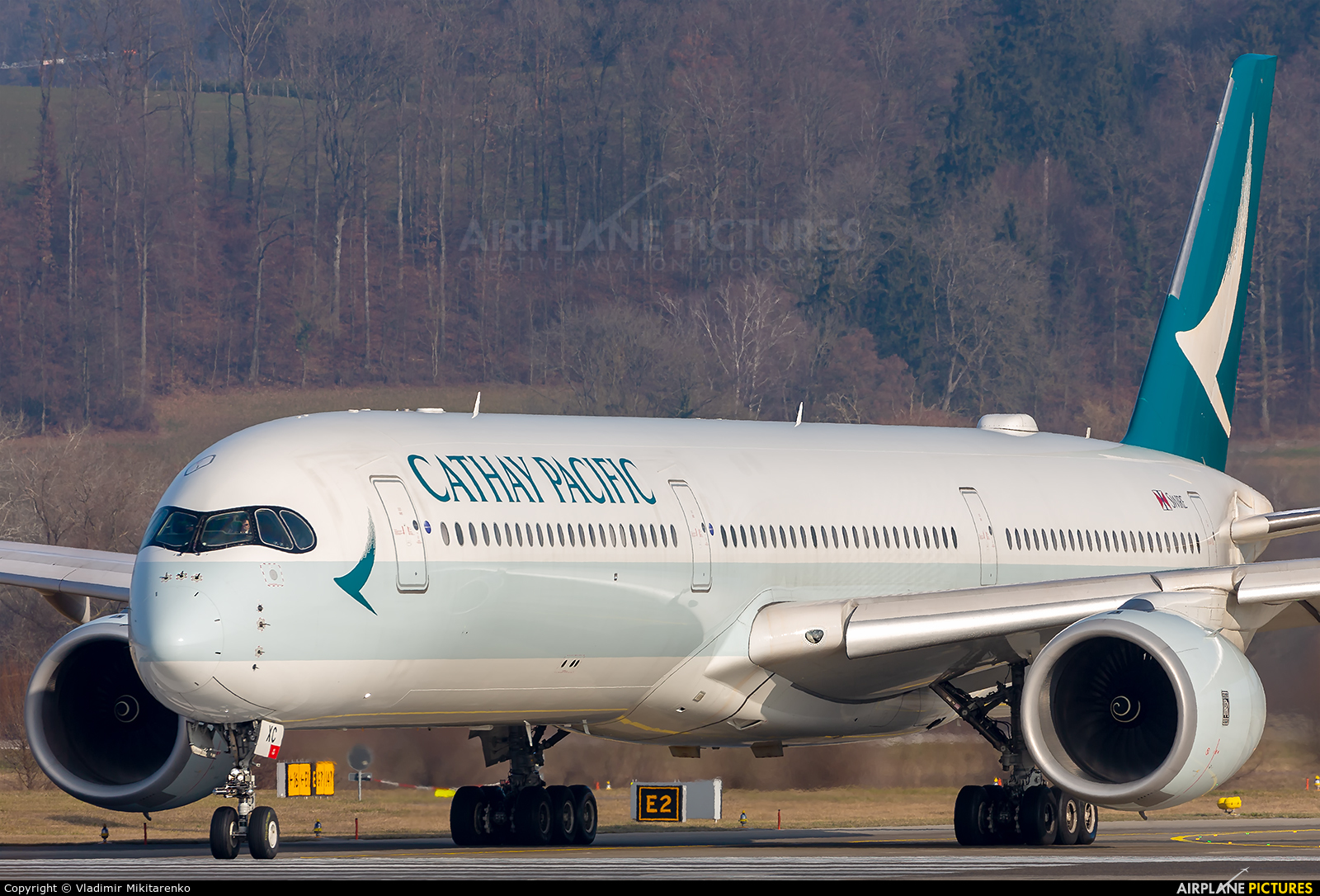 Cathay Pacific B-LXC aircraft at Zurich