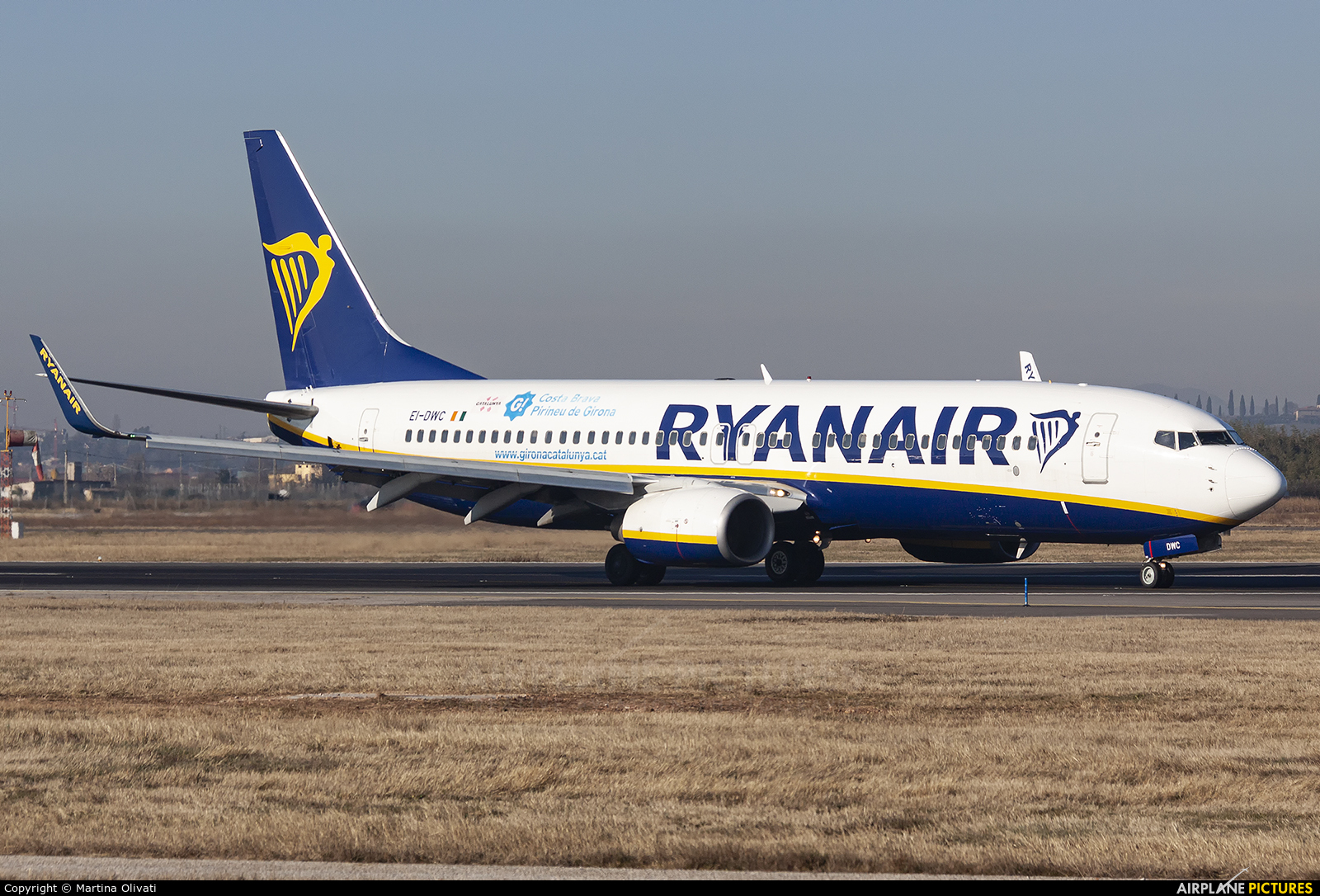 Ryanair EI-DWC aircraft at Verona - Villafranca