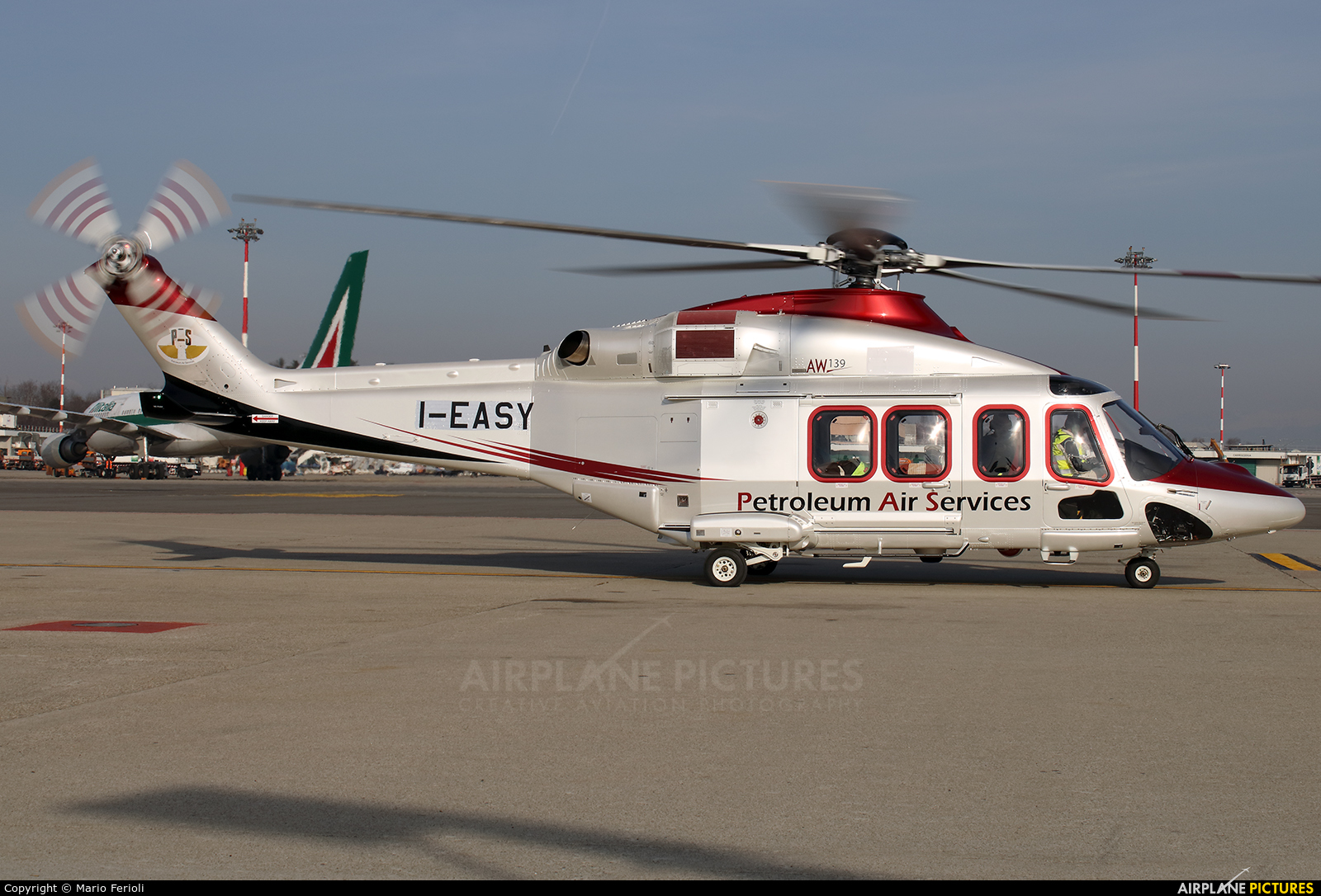 Petroleum Air Service I-EASY aircraft at Milan - Malpensa