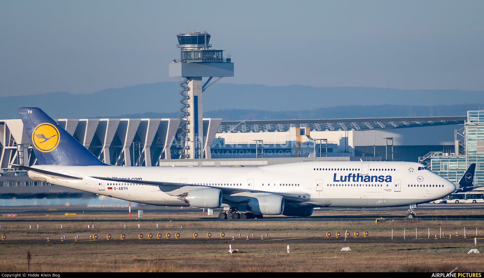 Lufthansa D-ABYH aircraft at Frankfurt
