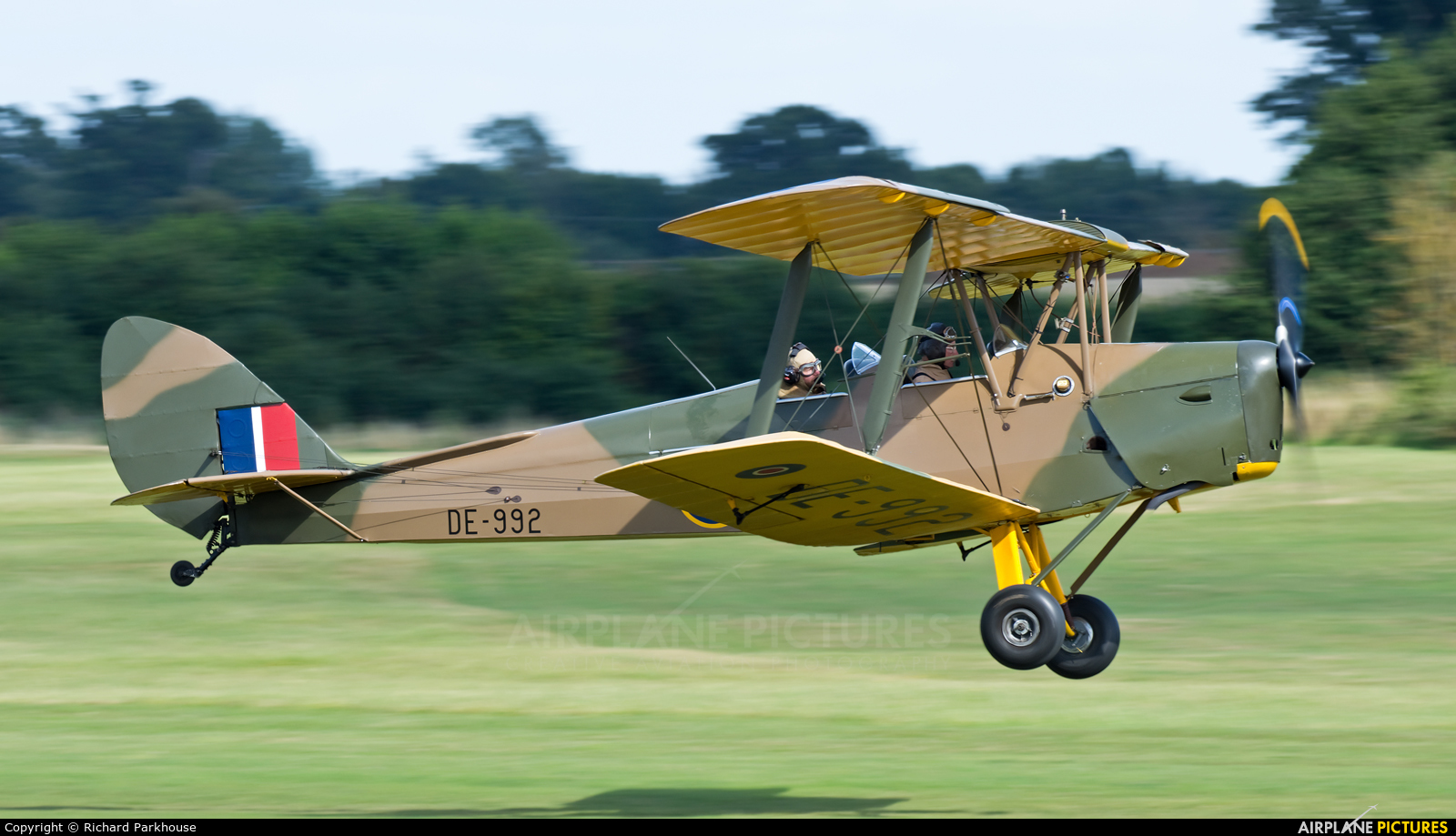 Private G-AXXV aircraft at Old Warden