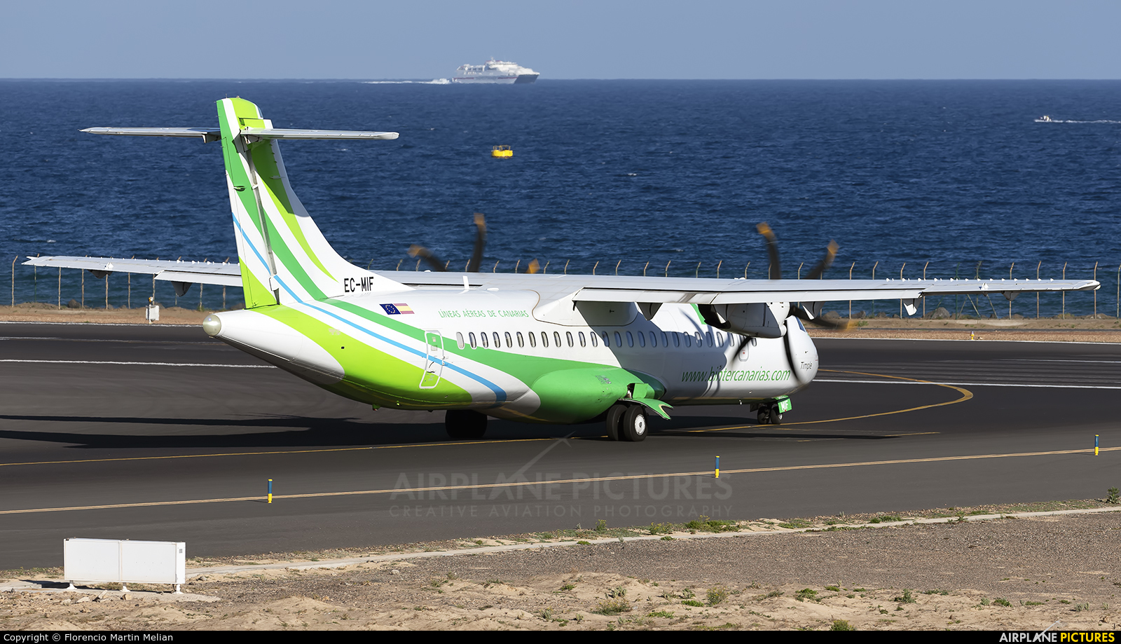 Binter Canarias EC-MIF aircraft at Lanzarote - Arrecife