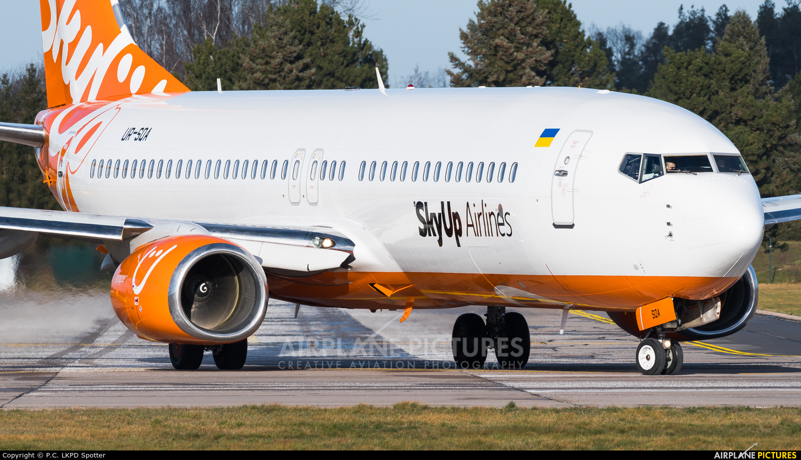 SkyUp Airlines UR-SQA aircraft at Pardubice