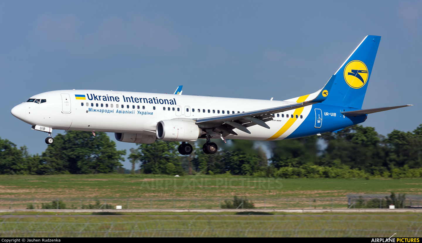 Ukraine International Airlines UR-UIB aircraft at Kyiv - Borispol