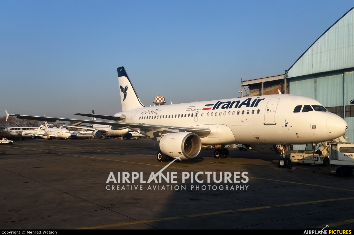 Iran Air EP-IEP aircraft at Tehran - Mehrabad Intl