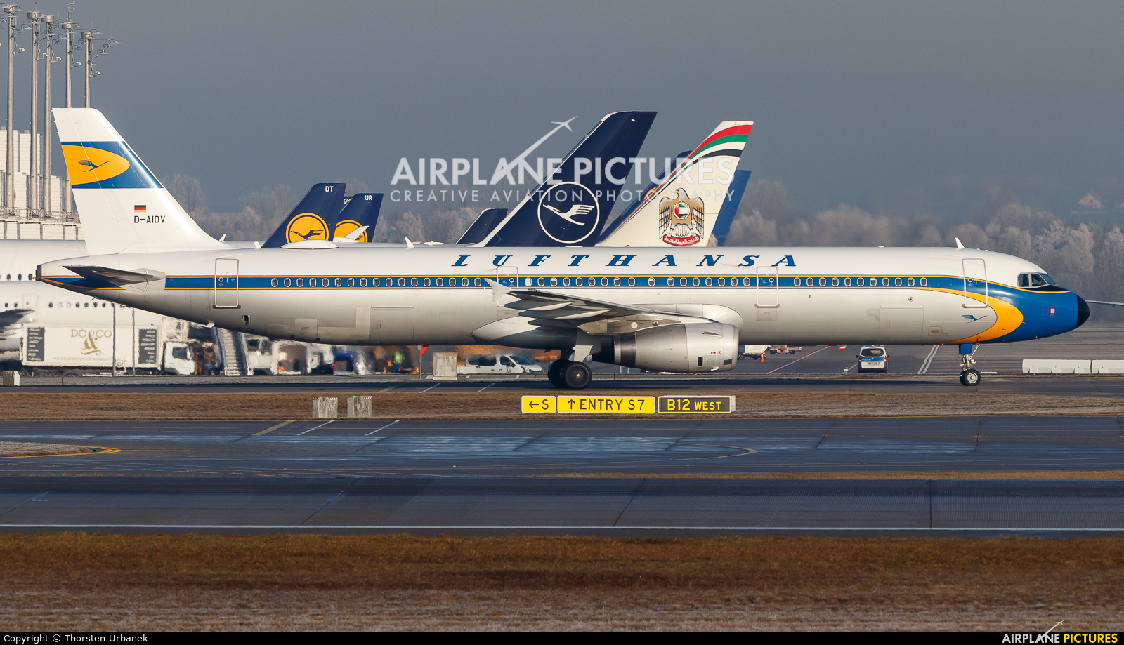 Lufthansa D-AIDV aircraft at Munich